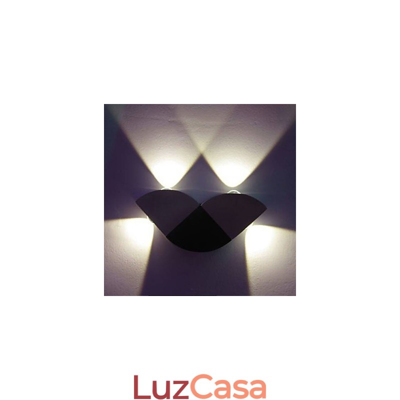 Mini Estilo Flush Mount Wall Lights Moderno Contemporâneo Metal