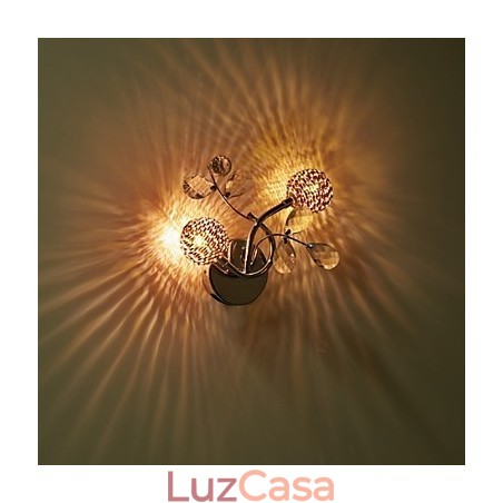 Apliques de parede Cristal Mini Estilo Moderno Contemporâneo Metal Apliques de parede Cristal Mini Estilo Moderno Contemporâneo Metal