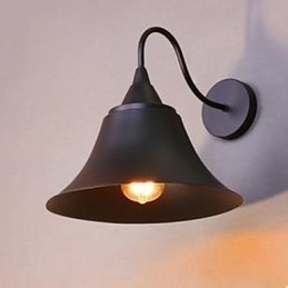 Luminária de parede com tampa de ferro americano Luminária de parede de ferro forjado Archaize Restaurando modos antigos