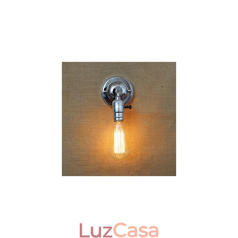 Interruptores rotativos American Rural Countryside Retro Moderno Edison Lâmpada Corredor Mini Sala de estar Lâmpada de parede