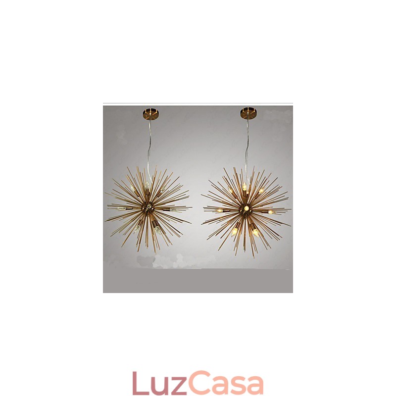 Lustre Retro Imitação Cobre Creative line 12