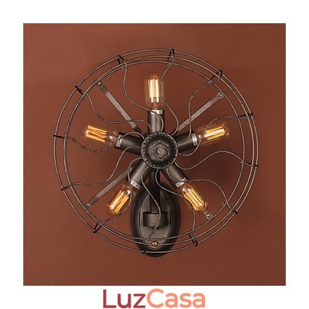 Mini Estilo Arandelas de Parede Country Metal