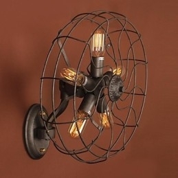 Mini Estilo Arandelas de Parede Country Metal