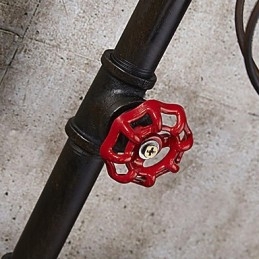 Apliques de parede estilo mini chalé rústico metal