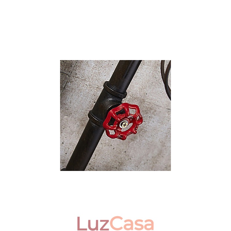 Apliques de parede estilo mini chalé rústico metal