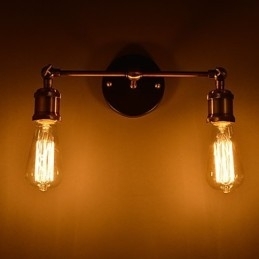 Luminárias de parede para casa Luminária de parede minimalista para corredor interior Luminária de ferro forjado Luminária de cabeceira para quarto