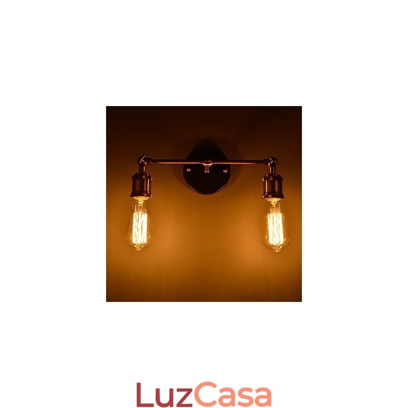 Luminárias de parede para casa Luminária de parede minimalista para corredor interior Luminária de ferro forjado Luminária de cabeceira para quarto