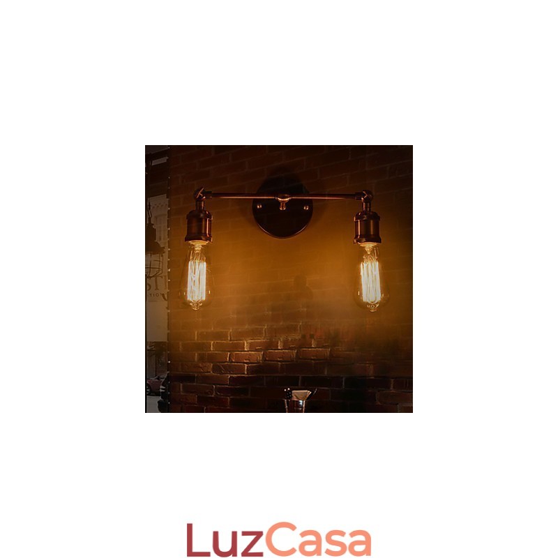 Luminárias de parede para casa Luminária de parede minimalista para corredor interior Luminária de ferro forjado Luminária de cabeceira para quarto