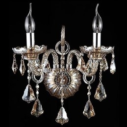 Apliques de parede de cristal Moderno e contemporâneo Cristal