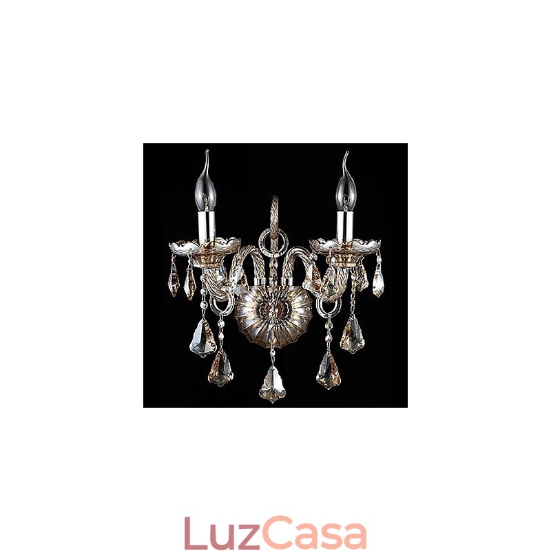 Apliques de parede de cristal Moderno e contemporâneo Cristal