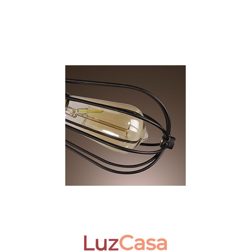 Luminária de parede dourada de 2 luzes em estilo antigo