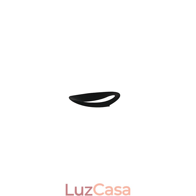 Luminária de parede artística com 1 luz em preto e branco