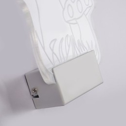 Luminária de parede acrílica PVC Luminária moderna contemporânea Metal