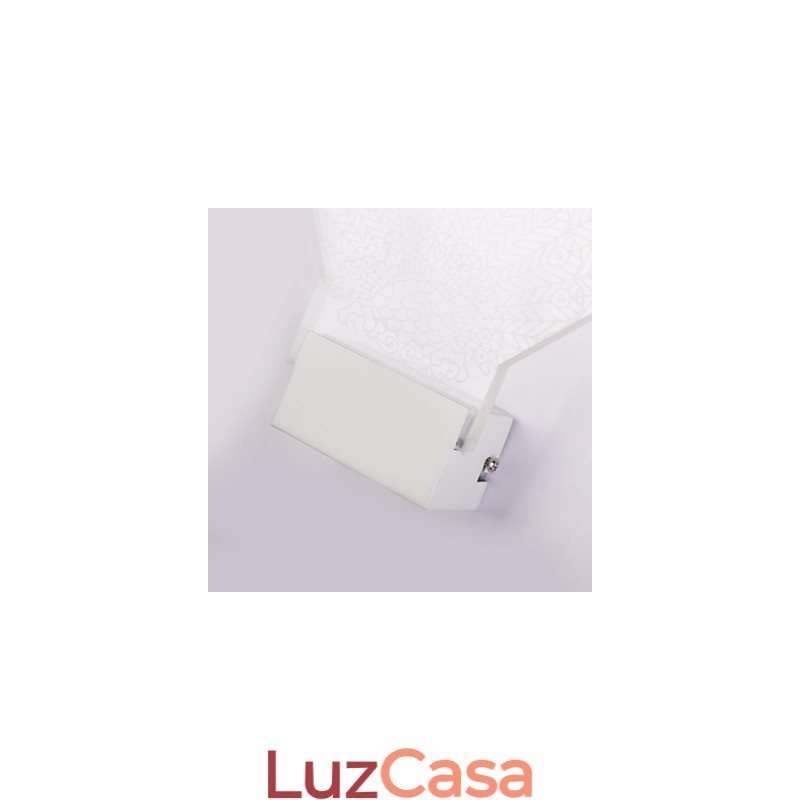 Luminária de parede acrílica PVC Luminária moderna contemporânea Metal