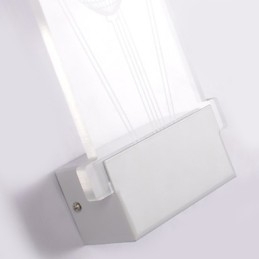 Luminária de parede acrílica PVC Luminária moderna contemporânea Metal