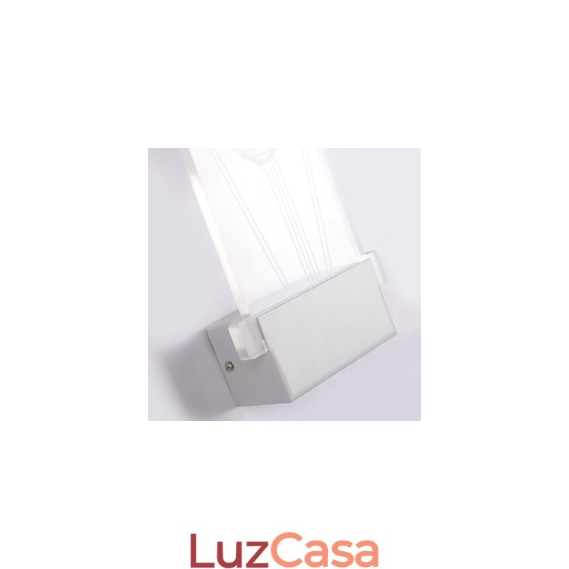 Luminária de parede acrílica PVC Luminária moderna contemporânea Metal