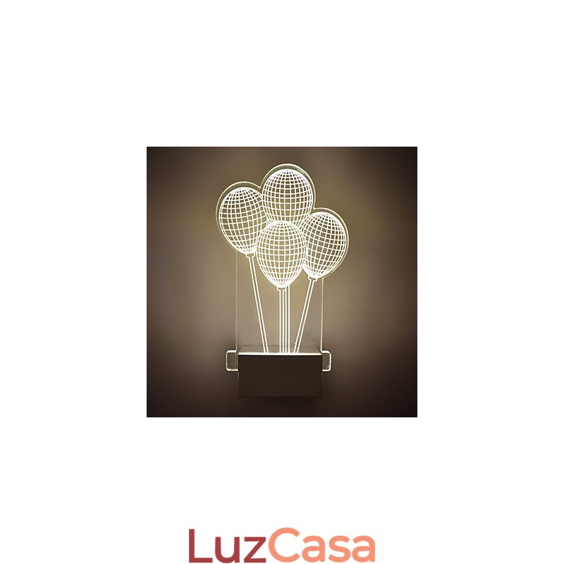 Luminária de parede acrílica PVC Luminária moderna contemporânea Metal