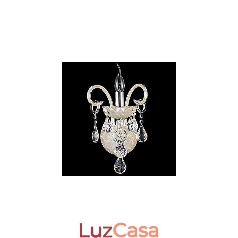 Apliques de parede de cristal Moderno e contemporâneo Cristal