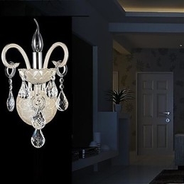 Apliques de parede de cristal Moderno e contemporâneo Cristal