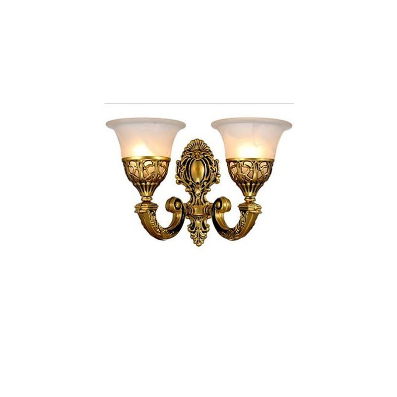 Luminária de parede europeia para quarto, cabeceira de cama