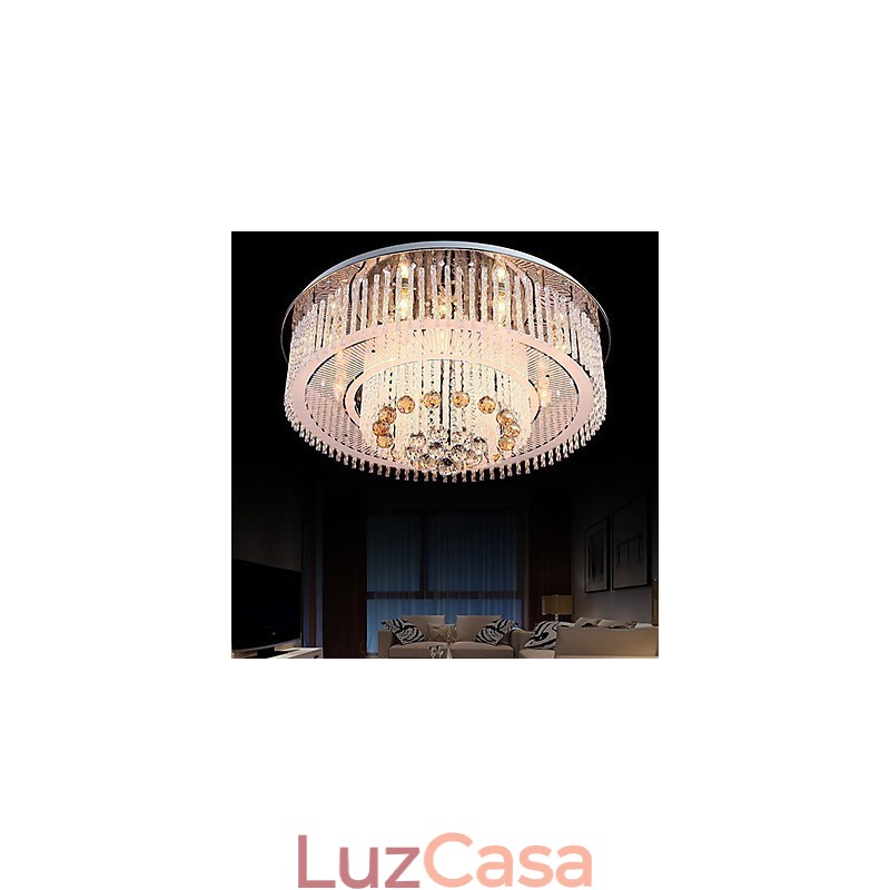 Lustre de Cristal Moderno Contemporâneo Cristal