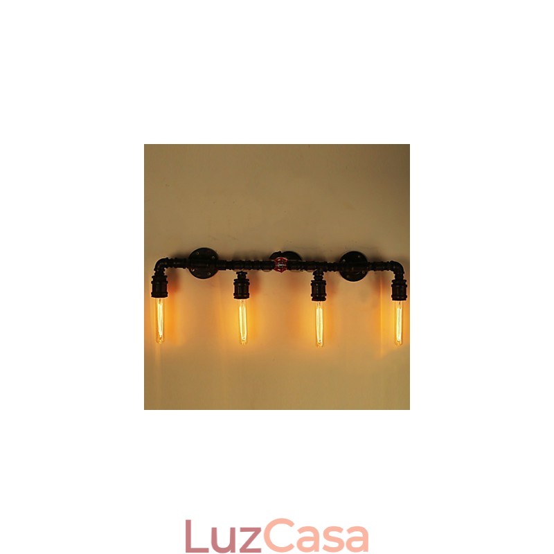 Mini Estilo Arandelas de Parede Rústicas Lodge Metal