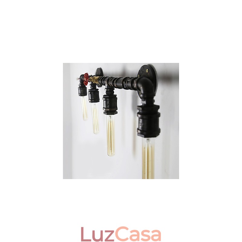 Mini Estilo Arandelas de Parede Rústicas Lodge Metal