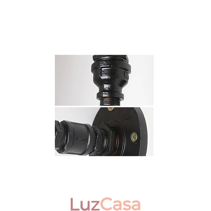 Mini Estilo Arandelas de Parede Rústicas Lodge Metal