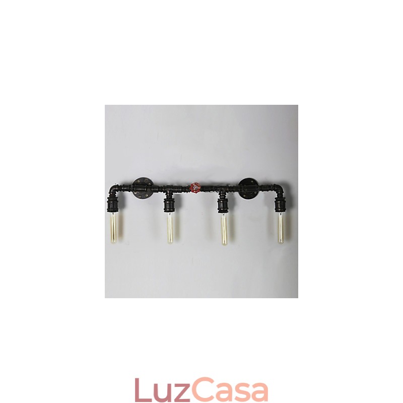 Mini Estilo Arandelas de Parede Rústicas Lodge Metal