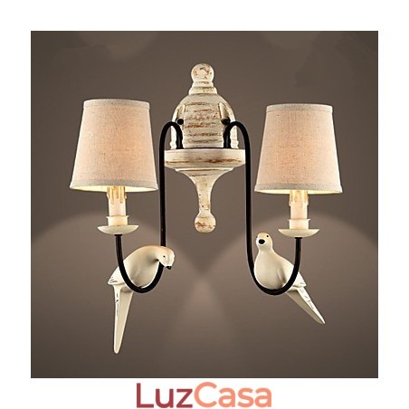Apliques de parede Mini Style Traditional Classic Resina Apliques de parede Mini Style Traditional Classic Resina