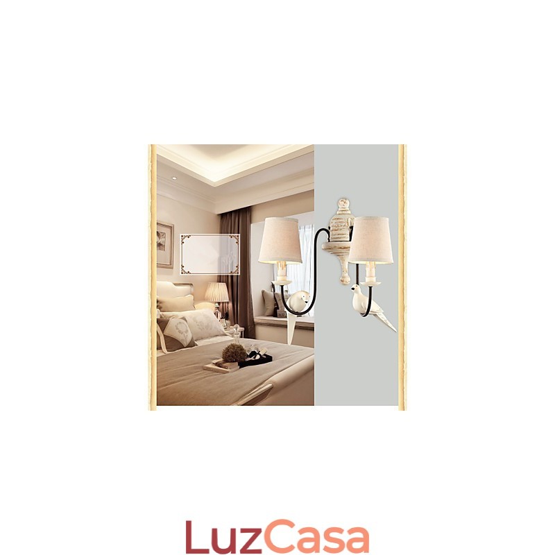 Apliques de parede Mini Style Traditional Classic Resina