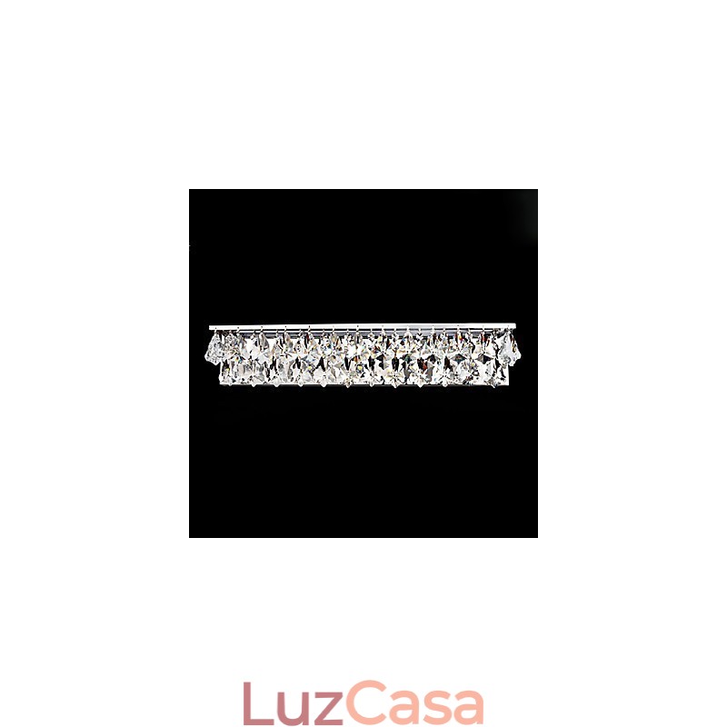 Luminárias de parede de cristal embutidas modernas contemporâneas de metal
