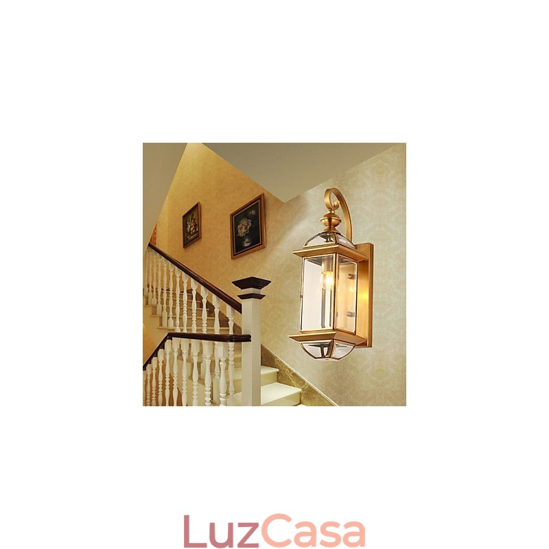 Apliques de parede Mini Style Traditional Classic Metal