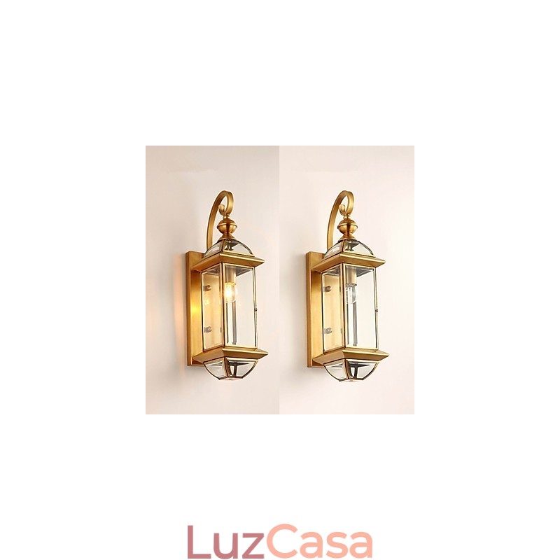 Apliques de parede Mini Style Traditional Classic Metal