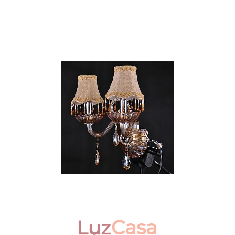 Mini Luminárias de Parede Modernas Prata Cromado Metal