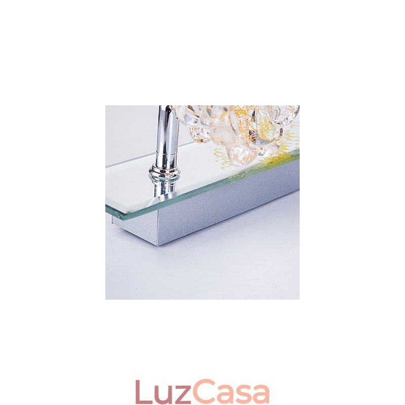 Apliques de parede Iluminação de banheiro Moderno Contemporâneo Metal