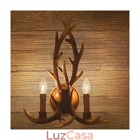 Apliques de parede Mini Style Traditional Classic Resina Apliques de parede Mini Style Traditional Classic Resina