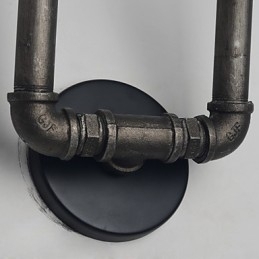 Luminária de parede retrô de metal para cafeteria