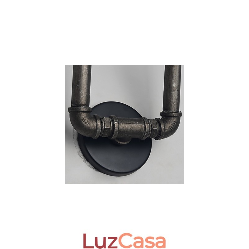 Luminária de parede retrô de metal para cafeteria
