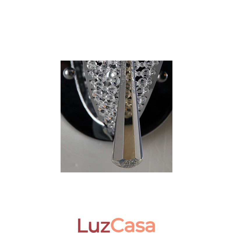 Apliques de parede de cristal Metal moderno e contemporâneo
