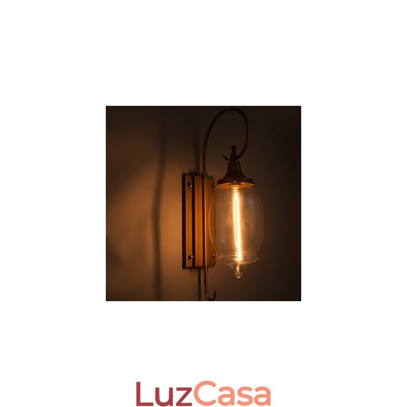 Luminárias de parede para casa Luminária de parede minimalista para corredor interior Luminária de ferro forjado Luminária de cabeceira para quarto