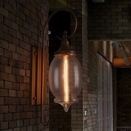 Luminárias de parede para casa Luminária de parede minimalista para corredor interior Luminária de ferro forjado Luminária de cabeceira para quarto