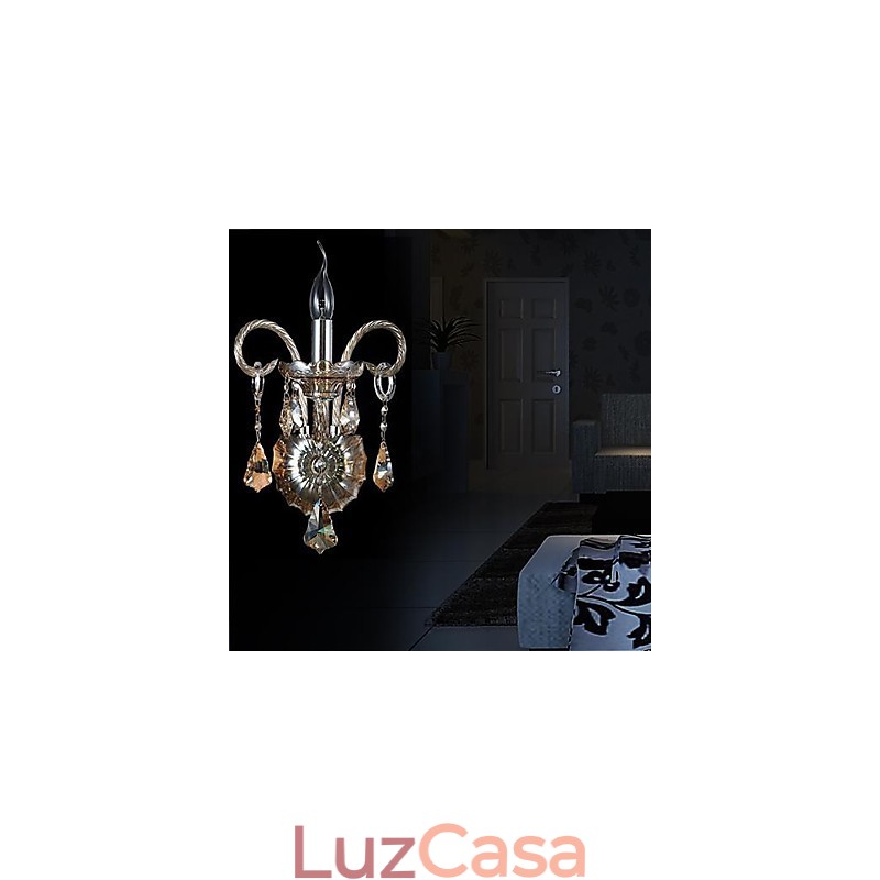 Apliques de parede de cristal Moderno e contemporâneo Cristal