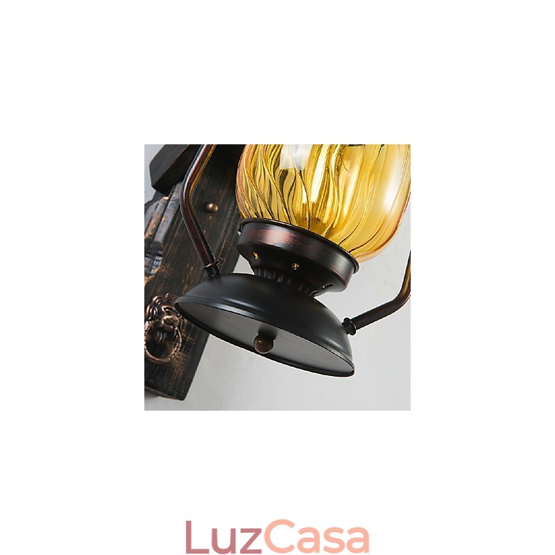 Luminárias de parede 1Lights Elegante Europeia Artística