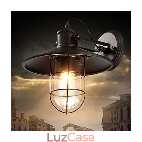 Apliques de parede estilo mini metal