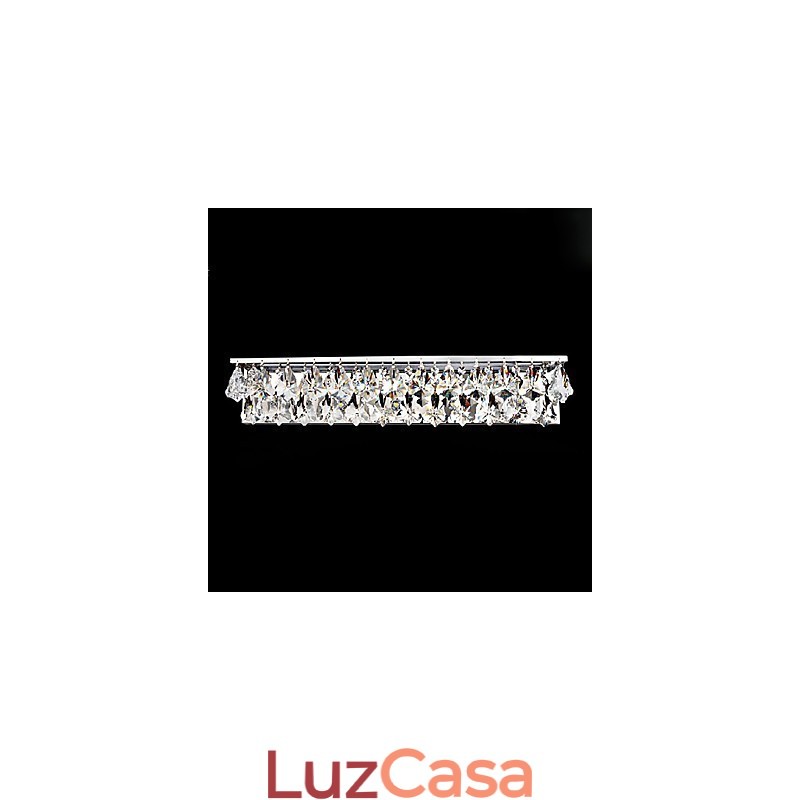 Luminárias de parede de cristal embutidas modernas contemporâneas de metal