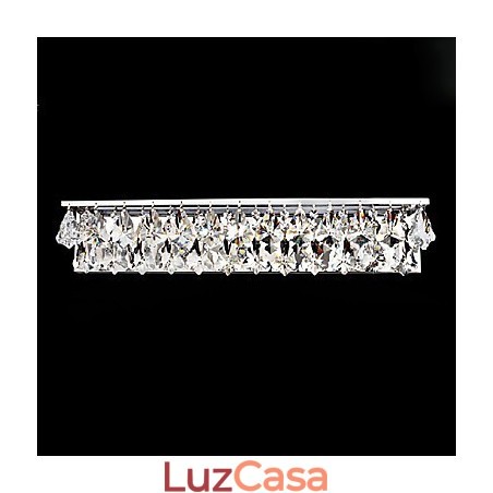 Luminárias de parede de cristal embutidas modernas contemporâneas de metal Luminárias de parede de cristal embutidas modernas contemporâneas de metal
