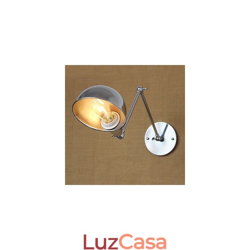 Arandelas de parede Luzes de balanço Luzes de parede de leitura Mini estilo rústico Lodge Metal