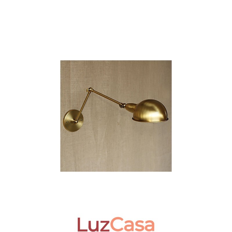 Arandelas de parede Luzes de balanço Luzes de parede de leitura Mini estilo rústico Lodge Metal