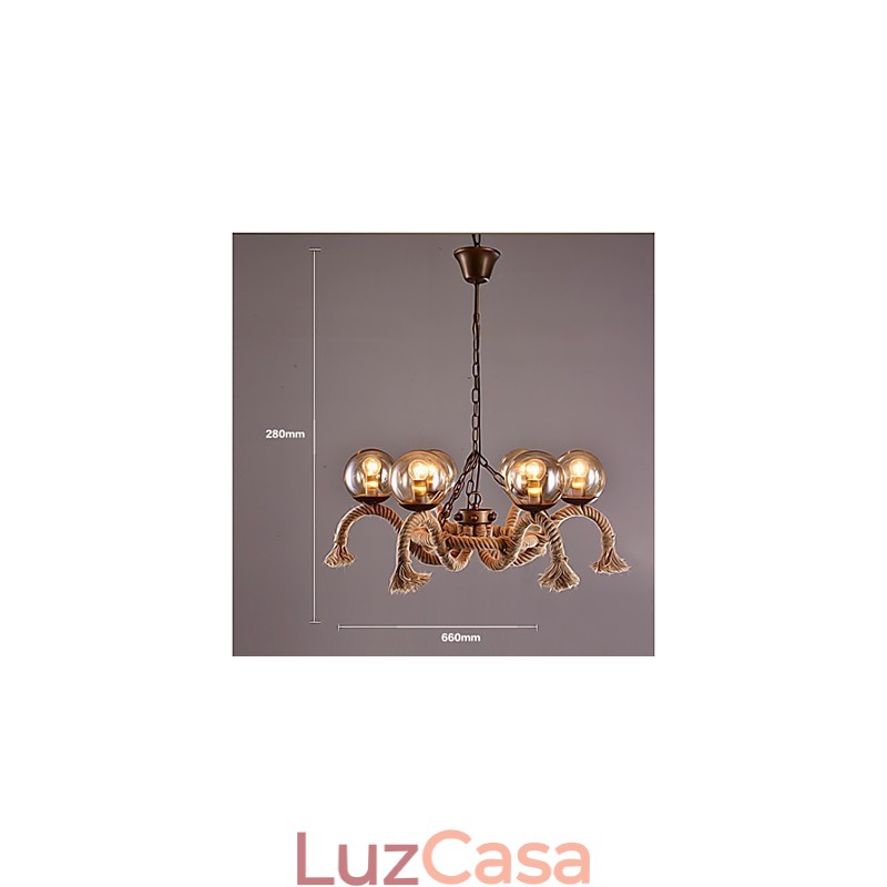 Lustre Mini Estilo Vintage Metal